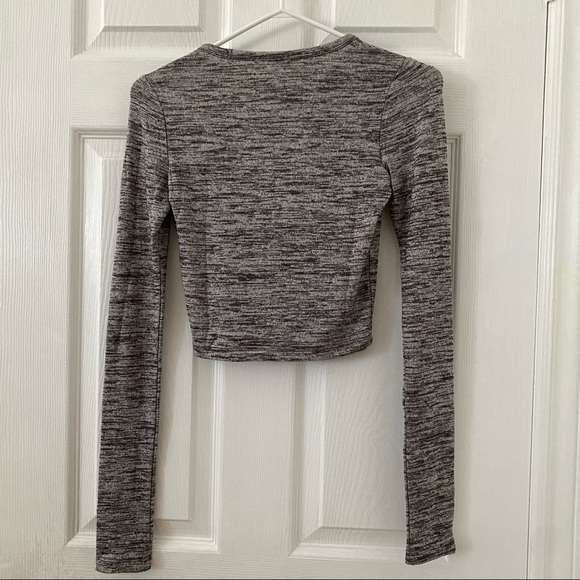 Wilfred Free Long Sleeve Crop Top - Picture 2 of 3